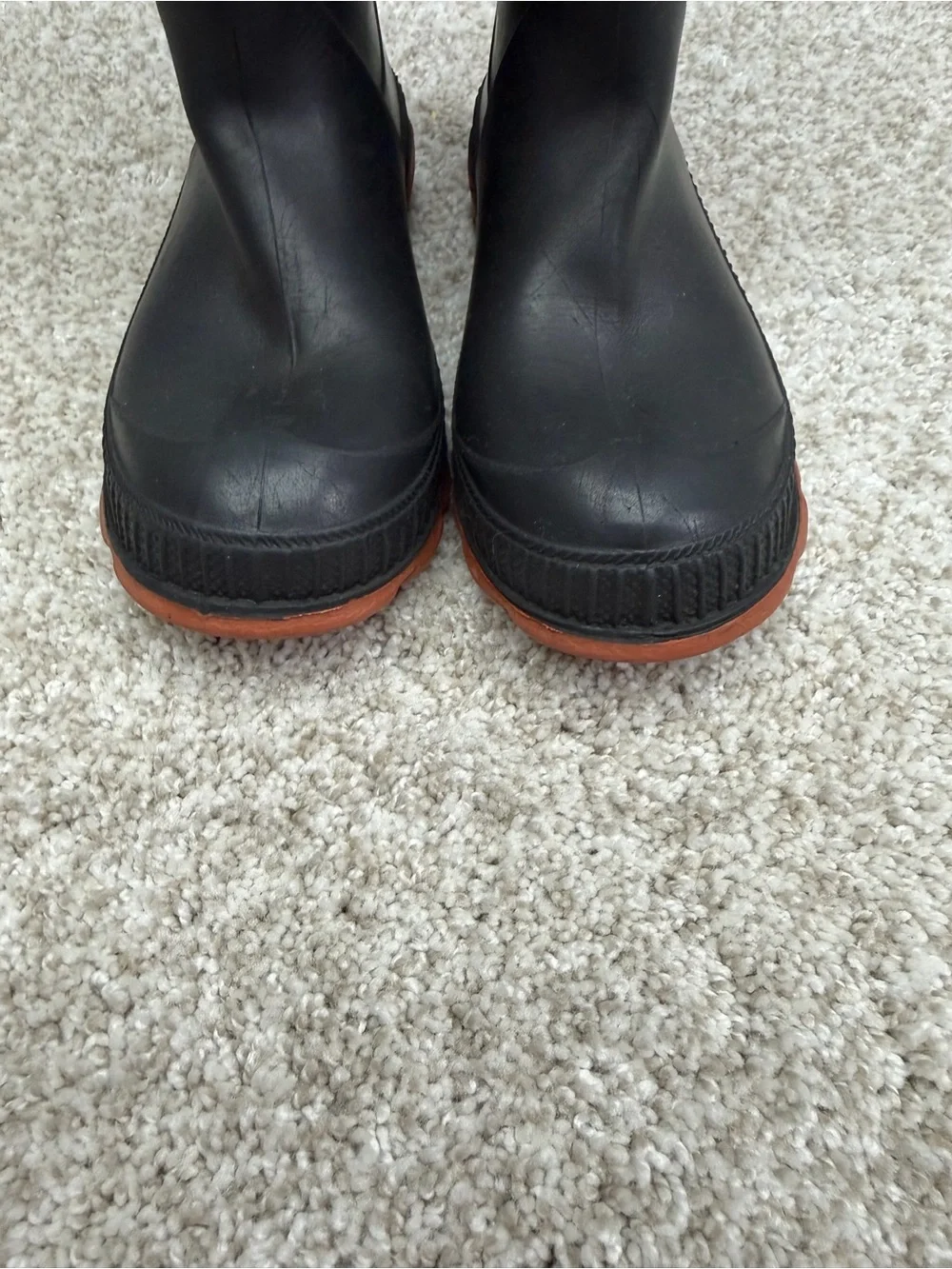 Wonder Nation Kids Pull-On Rubber Play Chore Mud Rain Boots Size 13